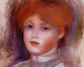 皮埃尔 奥古斯特 雷诺阿 : Head of a Young Woman